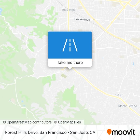Forest Hills Drive map