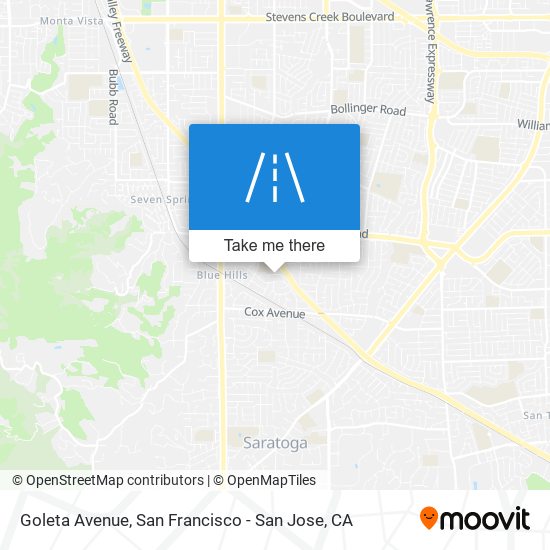 Mapa de Goleta Avenue