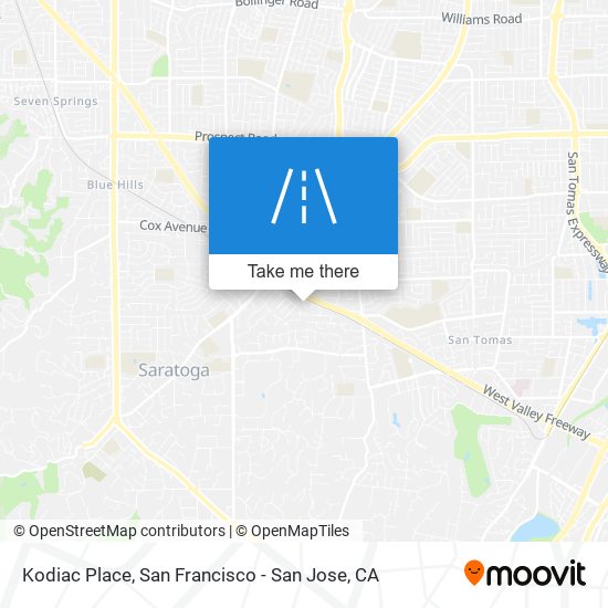 Kodiac Place map