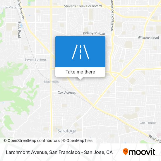 Larchmont Avenue map