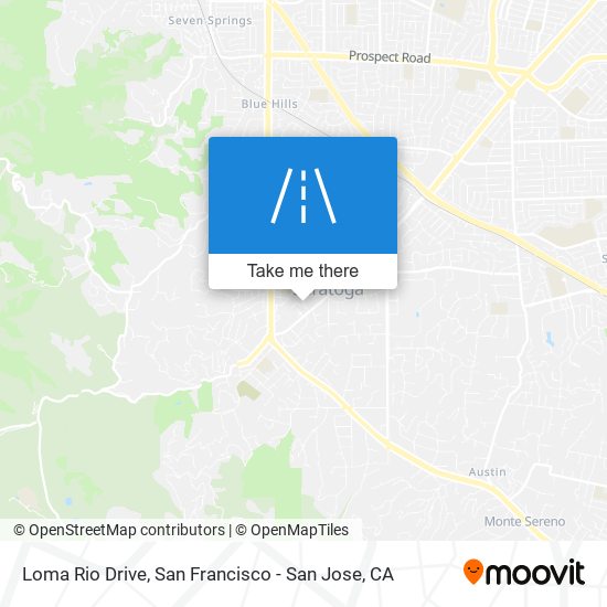 Loma Rio Drive map