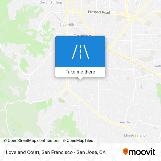 Mapa de Loveland Court