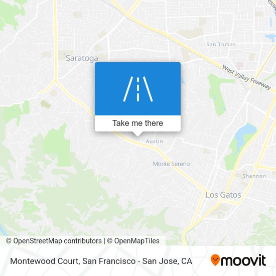 Mapa de Montewood Court