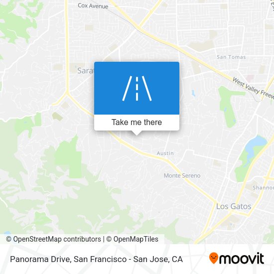 Mapa de Panorama Drive