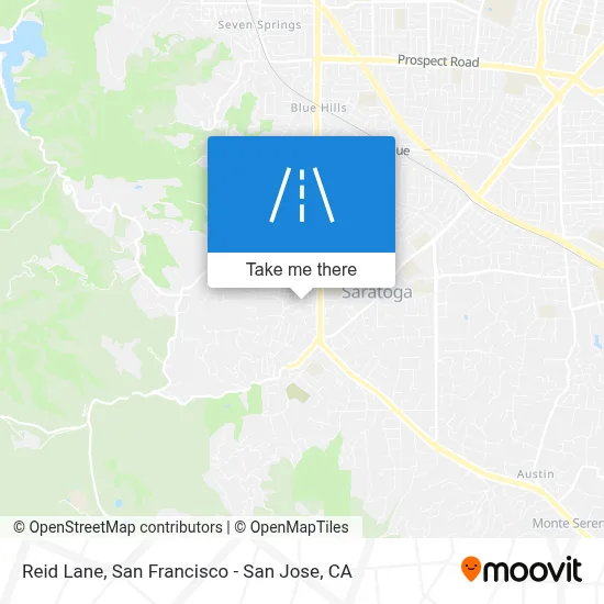 Reid Lane map