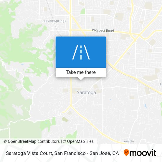 Saratoga Vista Court map