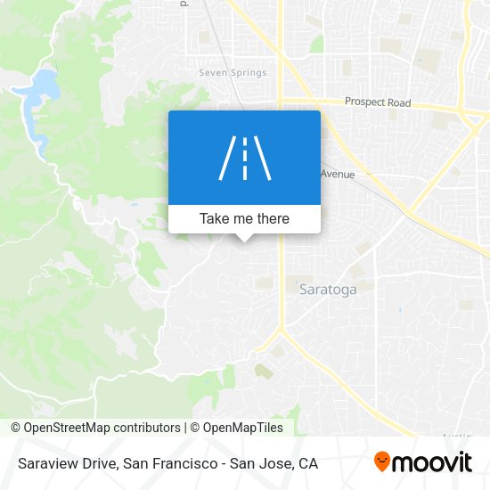 Mapa de Saraview Drive
