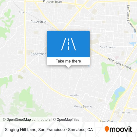 Mapa de Singing Hill Lane