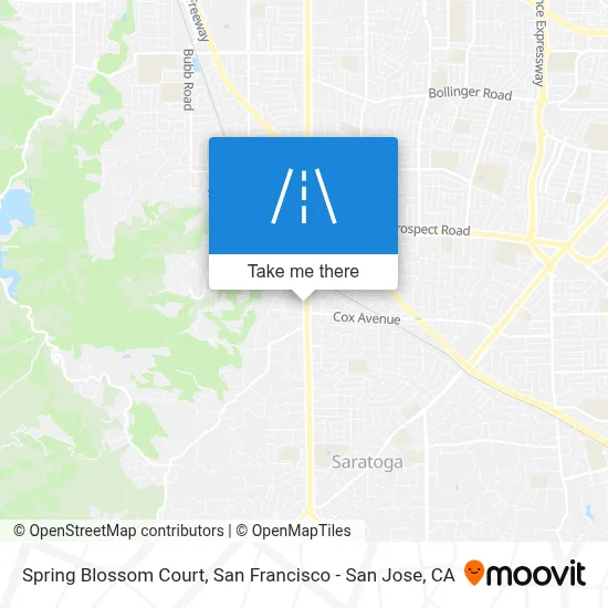 Spring Blossom Court map