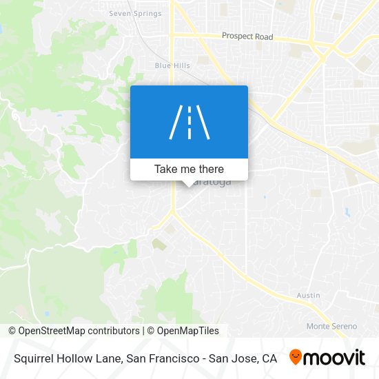 Mapa de Squirrel Hollow Lane