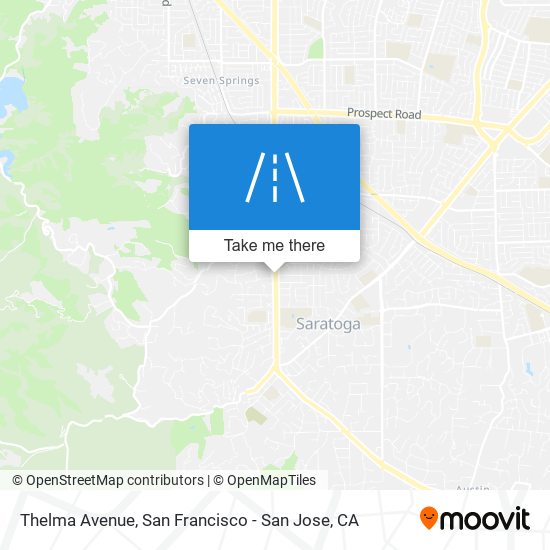 Thelma Avenue map