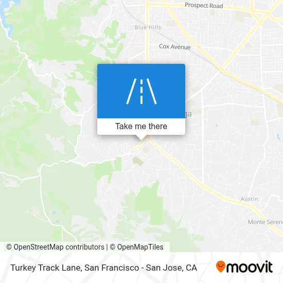 Turkey Track Lane map