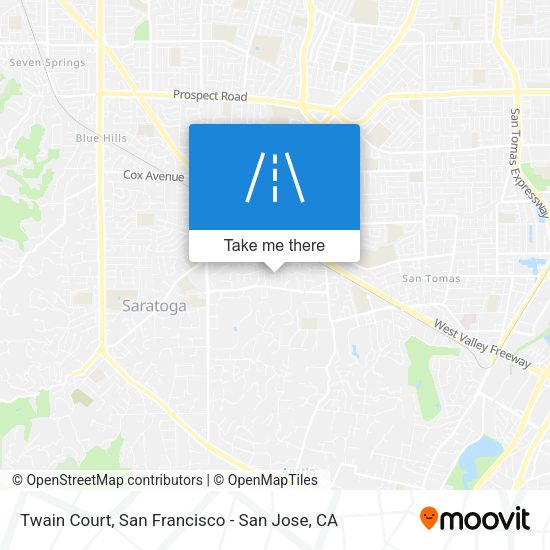Mapa de Twain Court