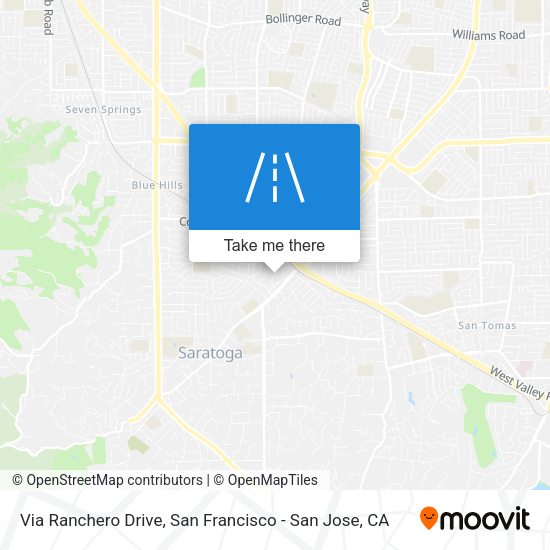 Mapa de Via Ranchero Drive