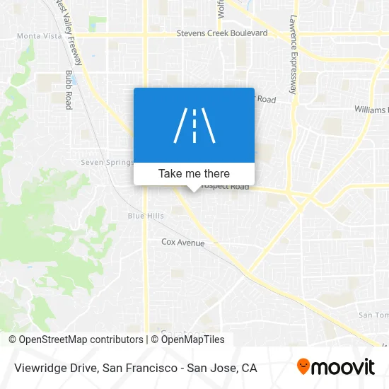 Viewridge Drive map
