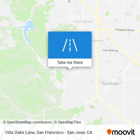 Mapa de Villa Oaks Lane
