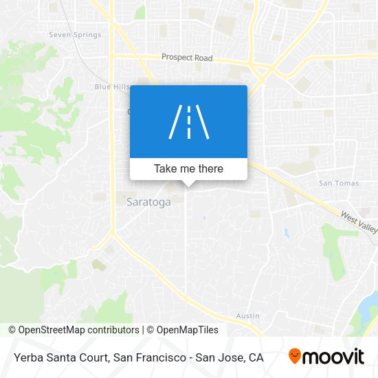 Yerba Santa Court map