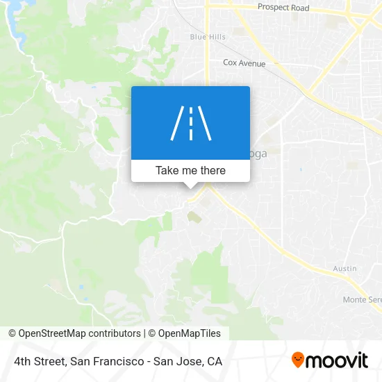 4th Street map