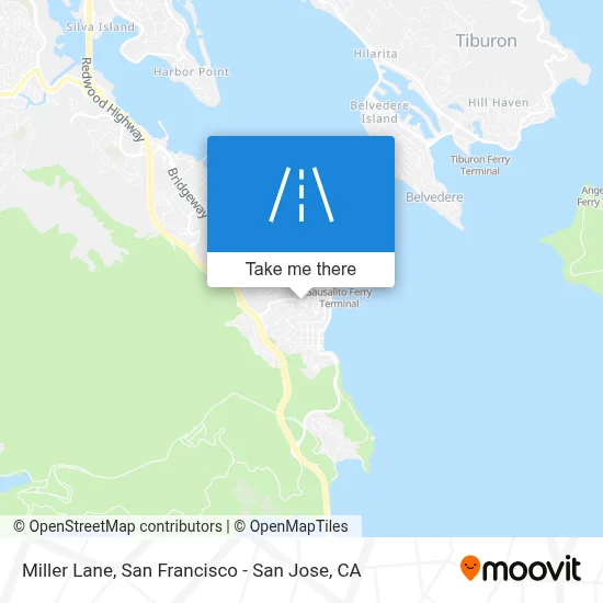 Miller Lane map