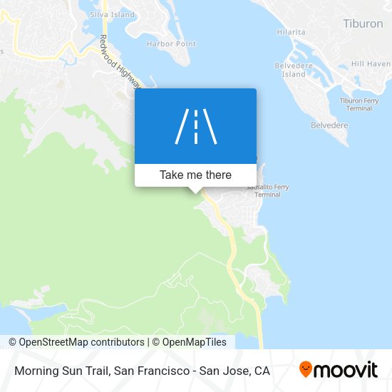 Morning Sun Trail map