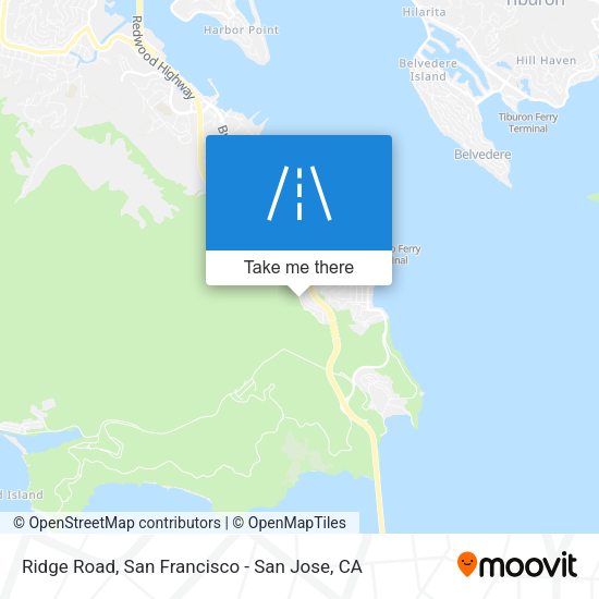 Mapa de Ridge Road