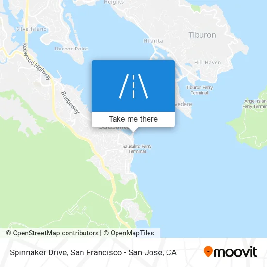 Spinnaker Drive map