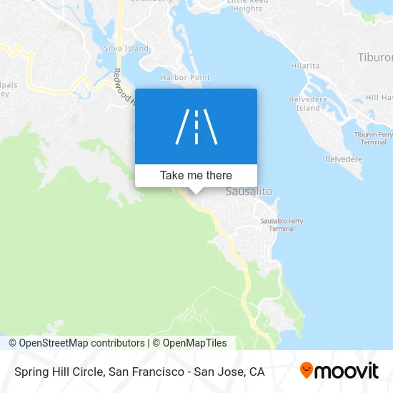 Spring Hill Circle map