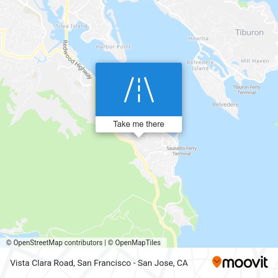 Vista Clara Road map