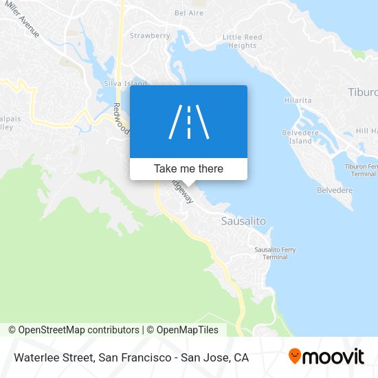 Mapa de Waterlee Street