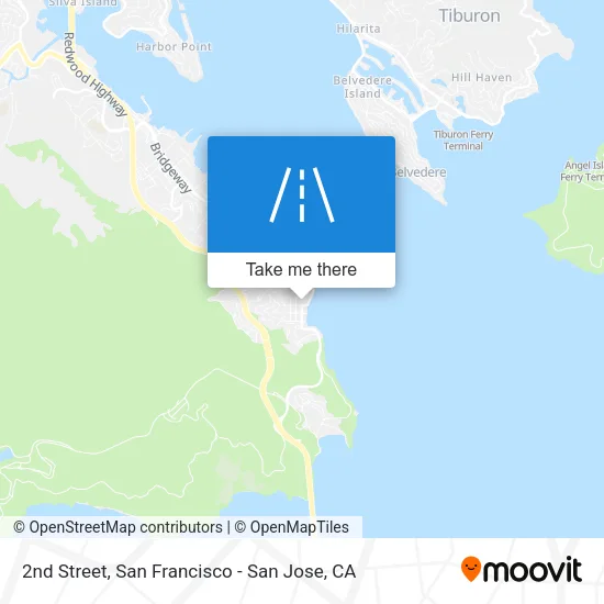 2nd Street map
