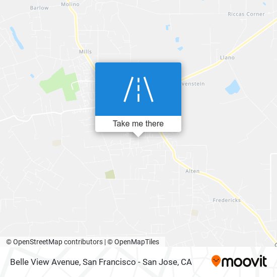 Belle View Avenue map