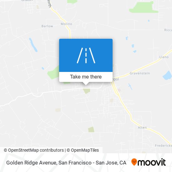 Golden Ridge Avenue map