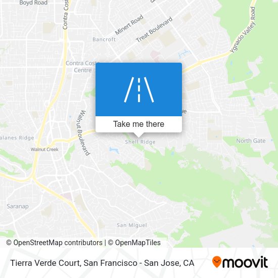 Tierra Verde Court map