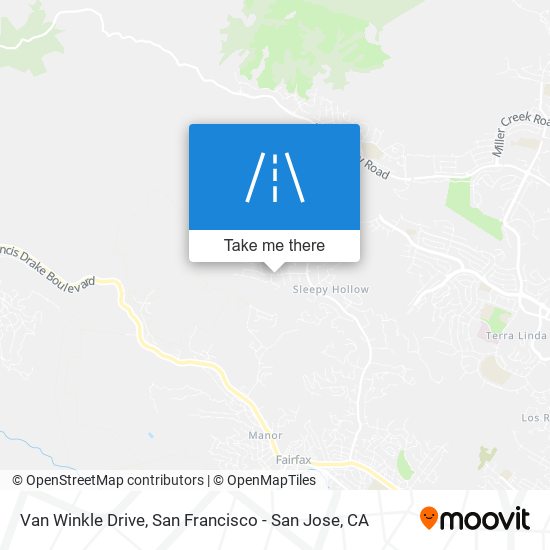 Van Winkle Drive map