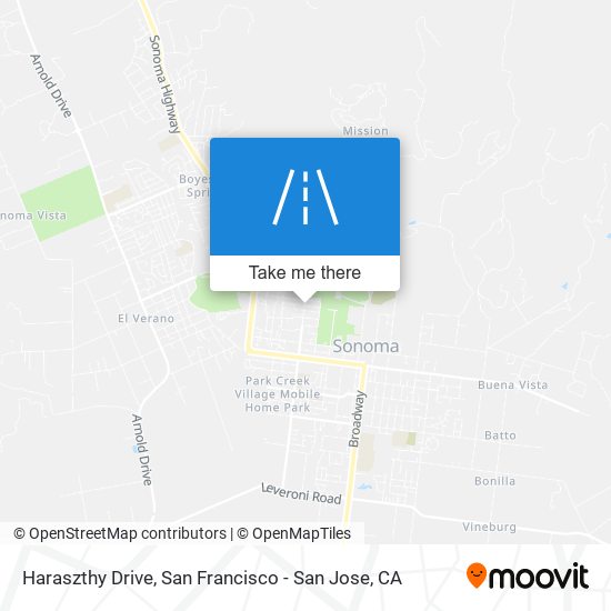 Haraszthy Drive map