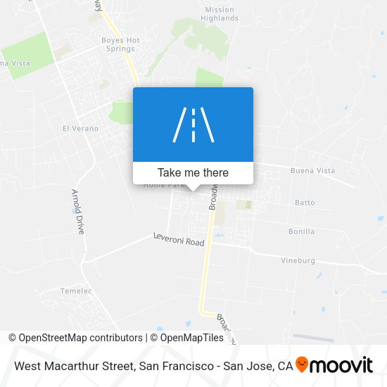 West Macarthur Street map