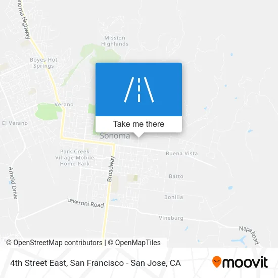 4th Street East map
