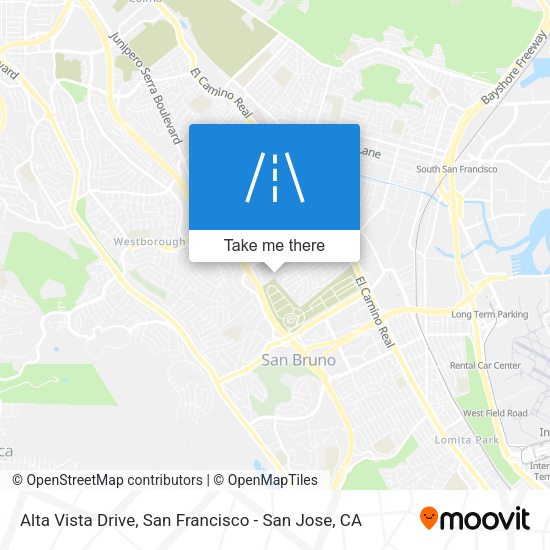 Alta Vista Drive map