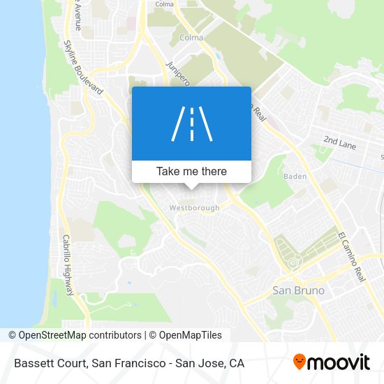 Mapa de Bassett Court