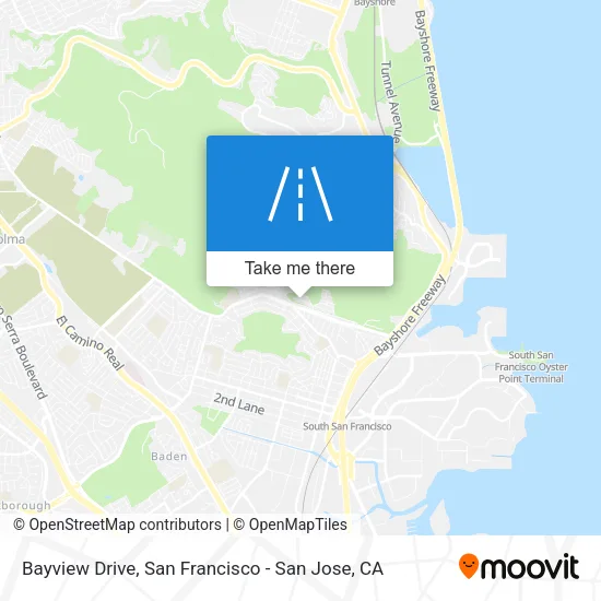 Bayview Drive map