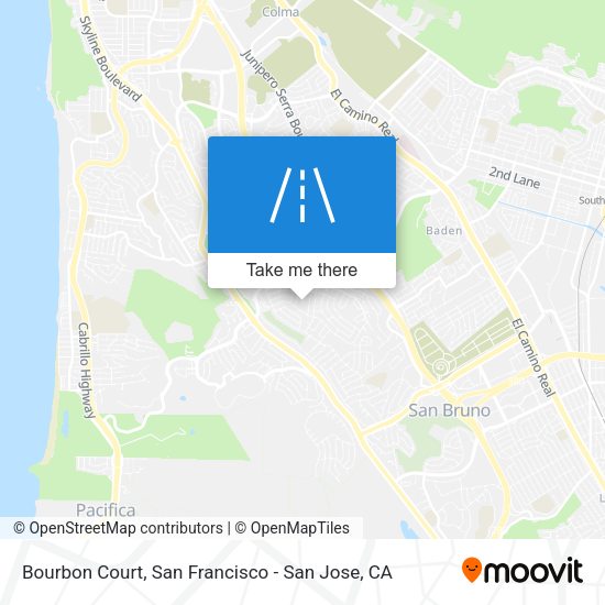 Mapa de Bourbon Court