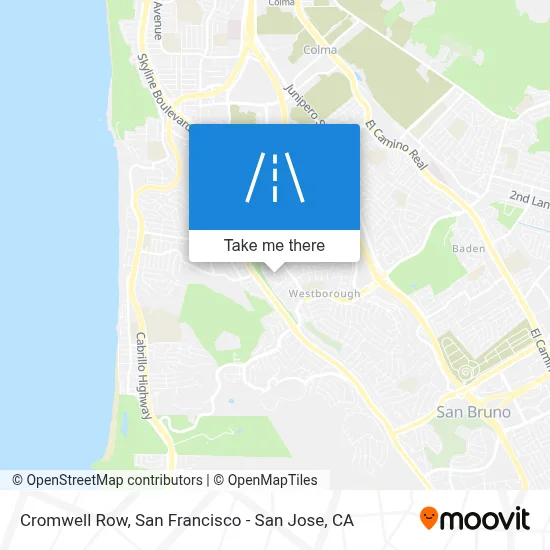 Cromwell Row map