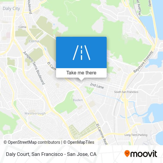 Mapa de Daly Court