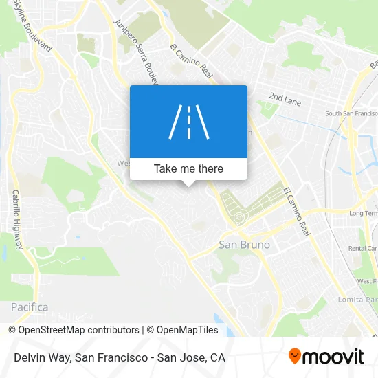 Delvin Way map