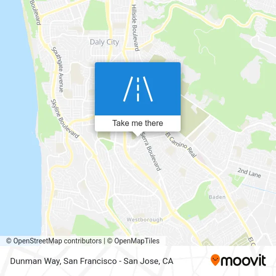 Dunman Way map