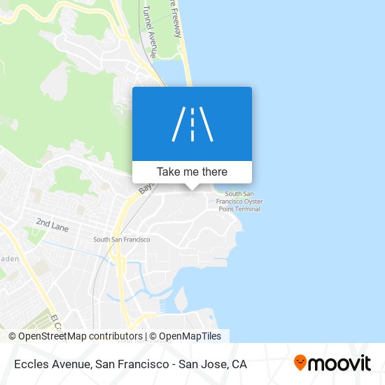 Eccles Avenue map