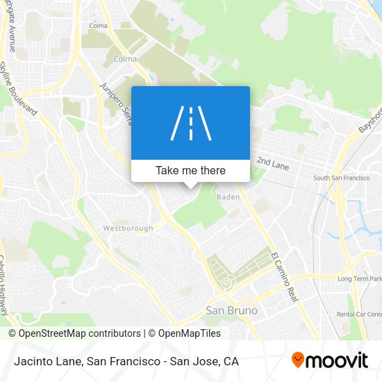 Mapa de Jacinto Lane