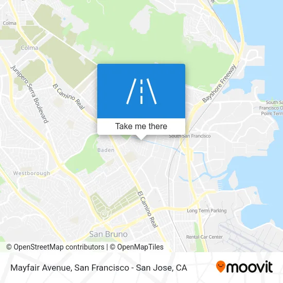 Mayfair Avenue map