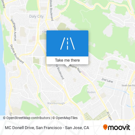 MC Donell Drive map