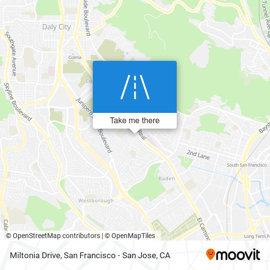 Miltonia Drive map